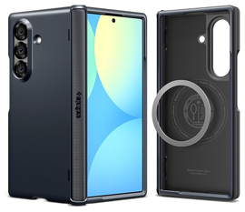 Spigen Slim Armor MagFit Samsung Galaxy Z Fold 7 Hoesje MagSafe Metal Slate