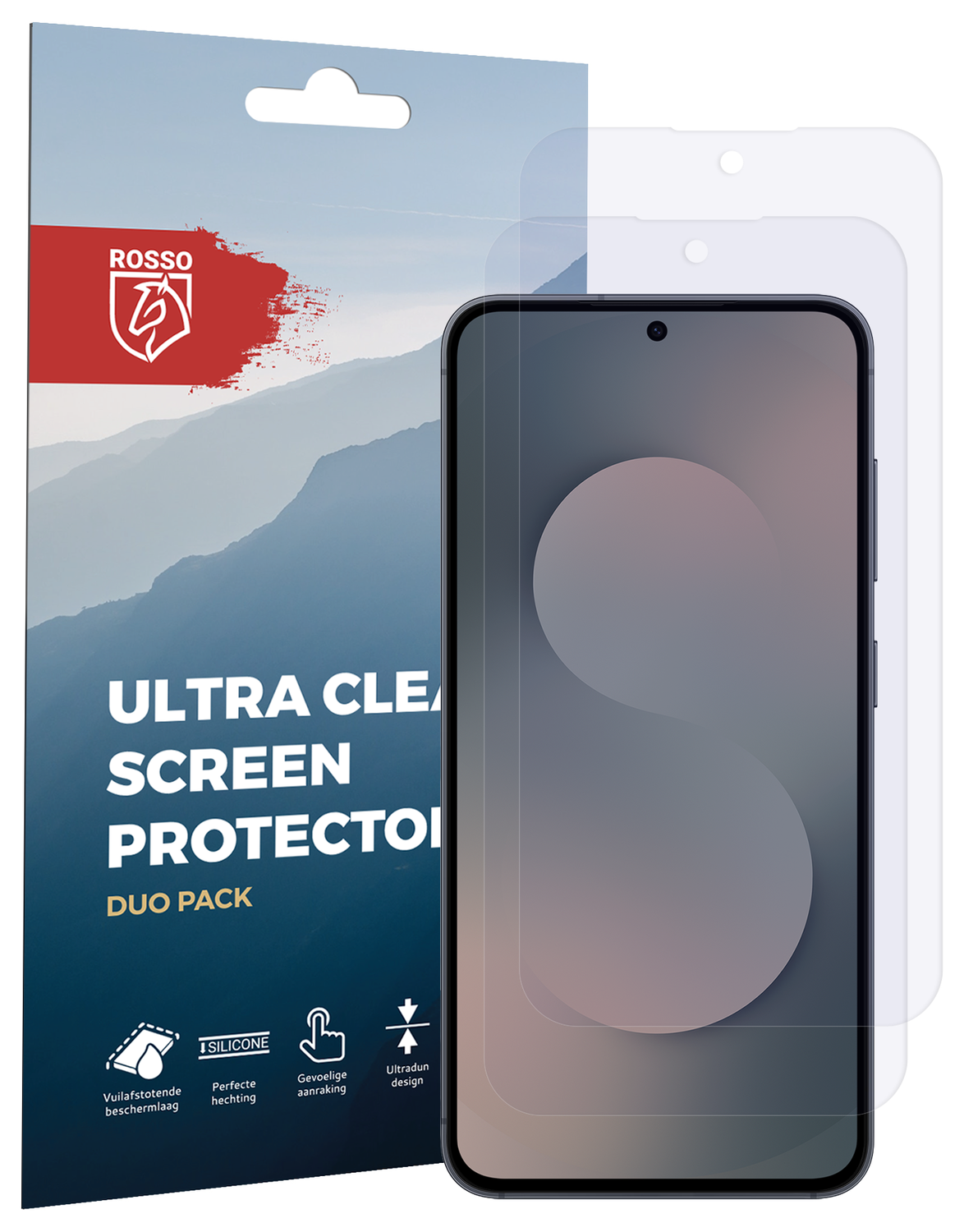 Rosso Samsung Galaxy S25 FE Screen Protector Case Friendly Folie Duo Pack afbeelding 7