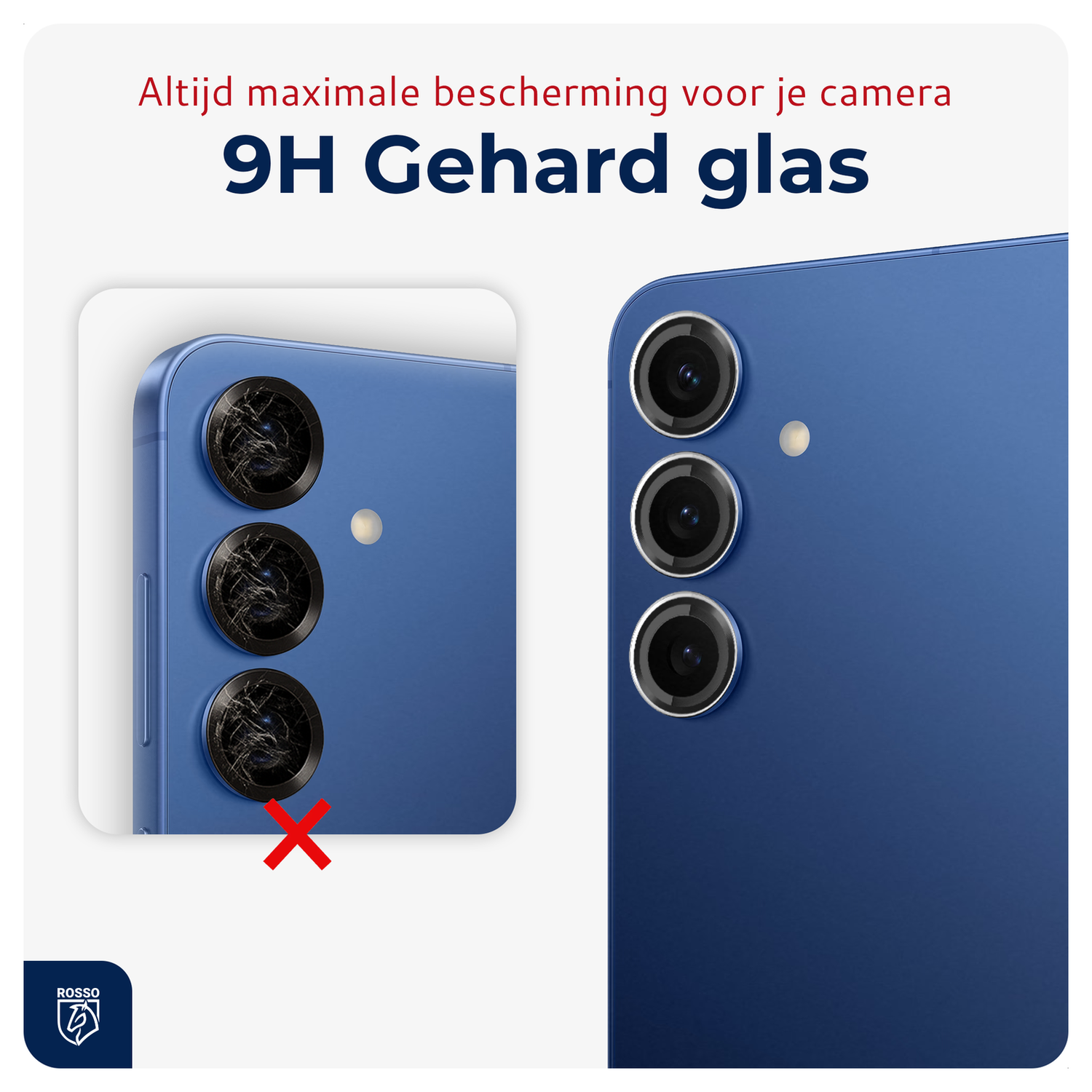 Rosso Samsung Galaxy S25 FE Camera Frame Protector Transparant afbeelding 3