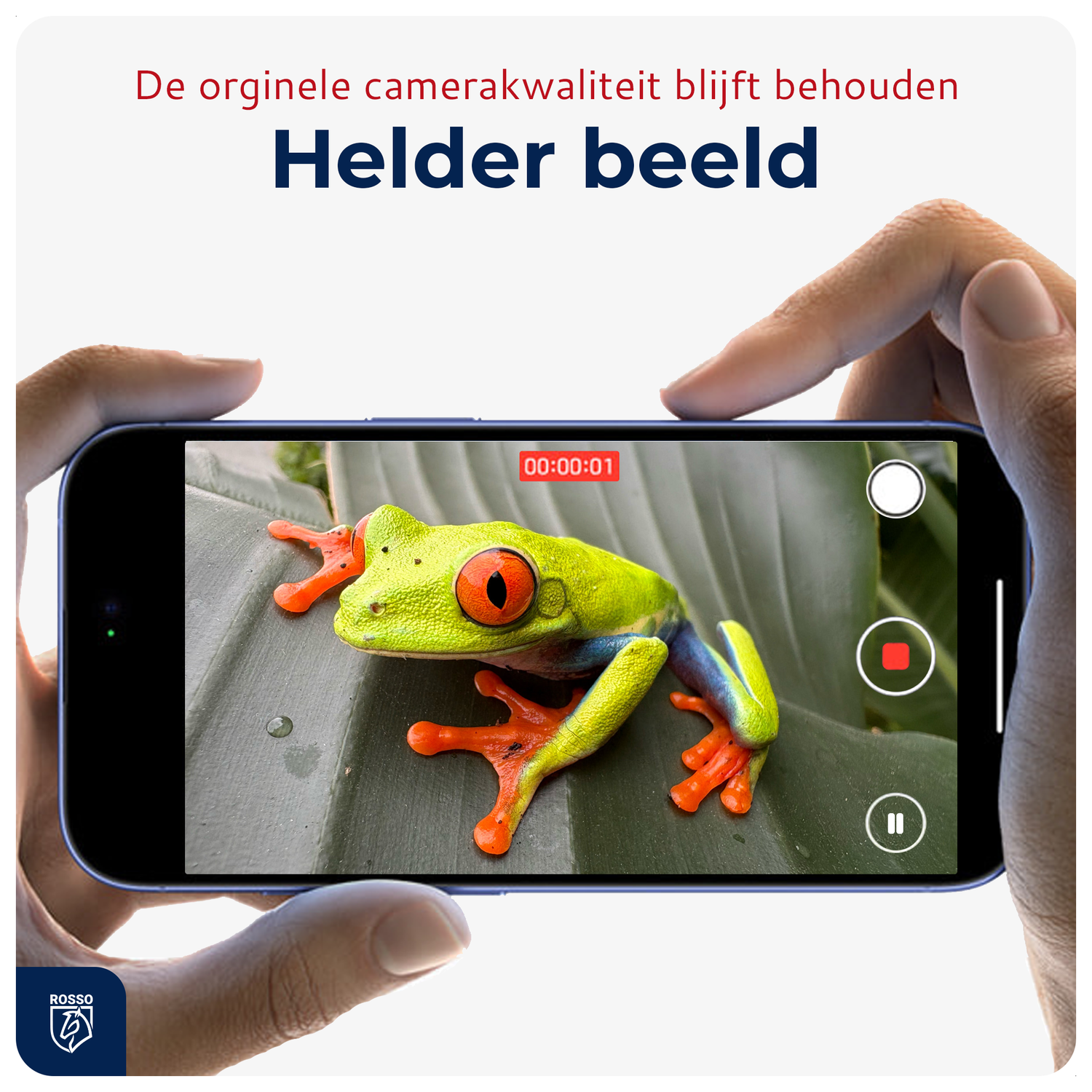 Rosso Samsung Galaxy S25 FE Camera Frame Protector Zwart afbeelding 8