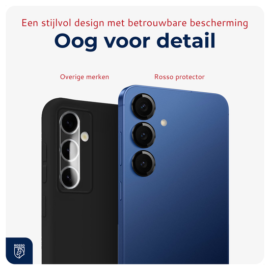 Rosso Samsung Galaxy S25 FE Camera Frame Protector Zwart afbeelding 6