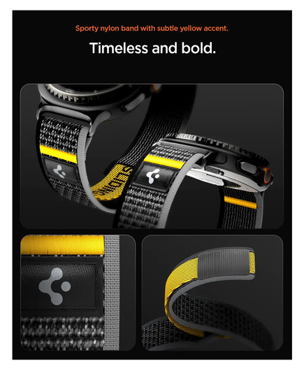 Spigen Athlex Air Samsung Galaxy Watch 8 / Watch 8 Classic - Zwart afbeelding 5