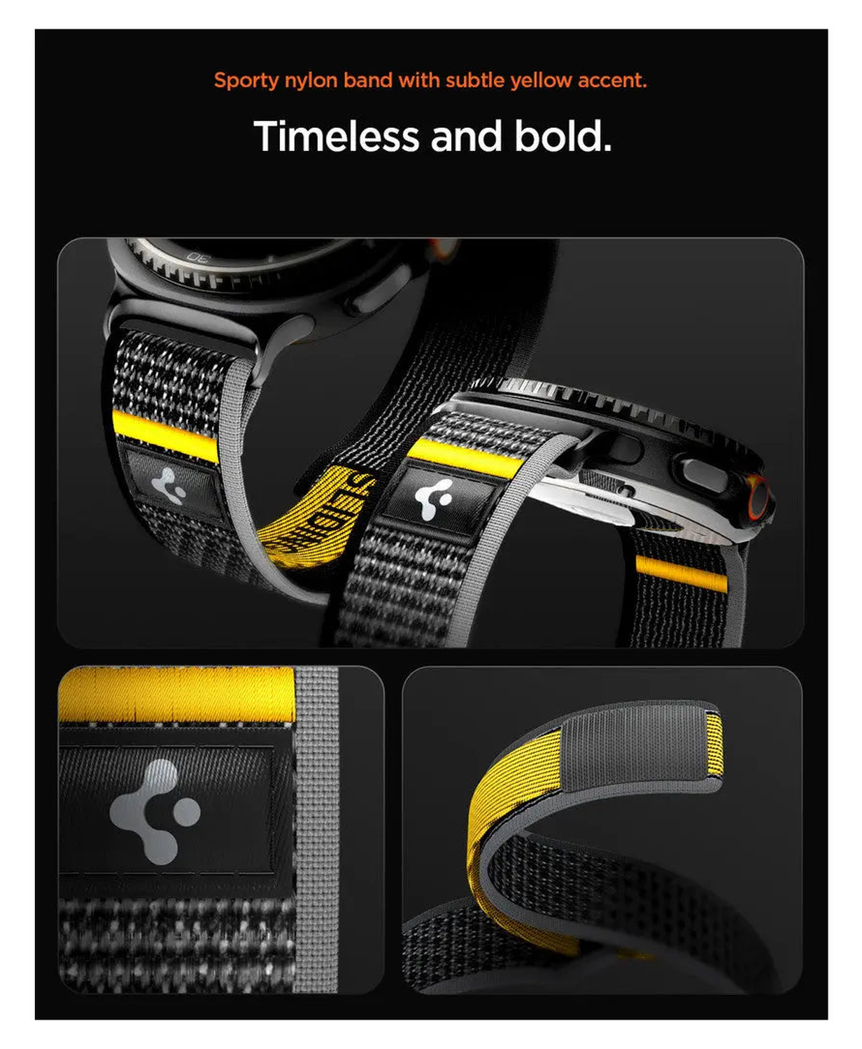 Spigen Athlex Air Samsung Galaxy Watch 8 / Watch 8 Classic - Blauw afbeelding 4