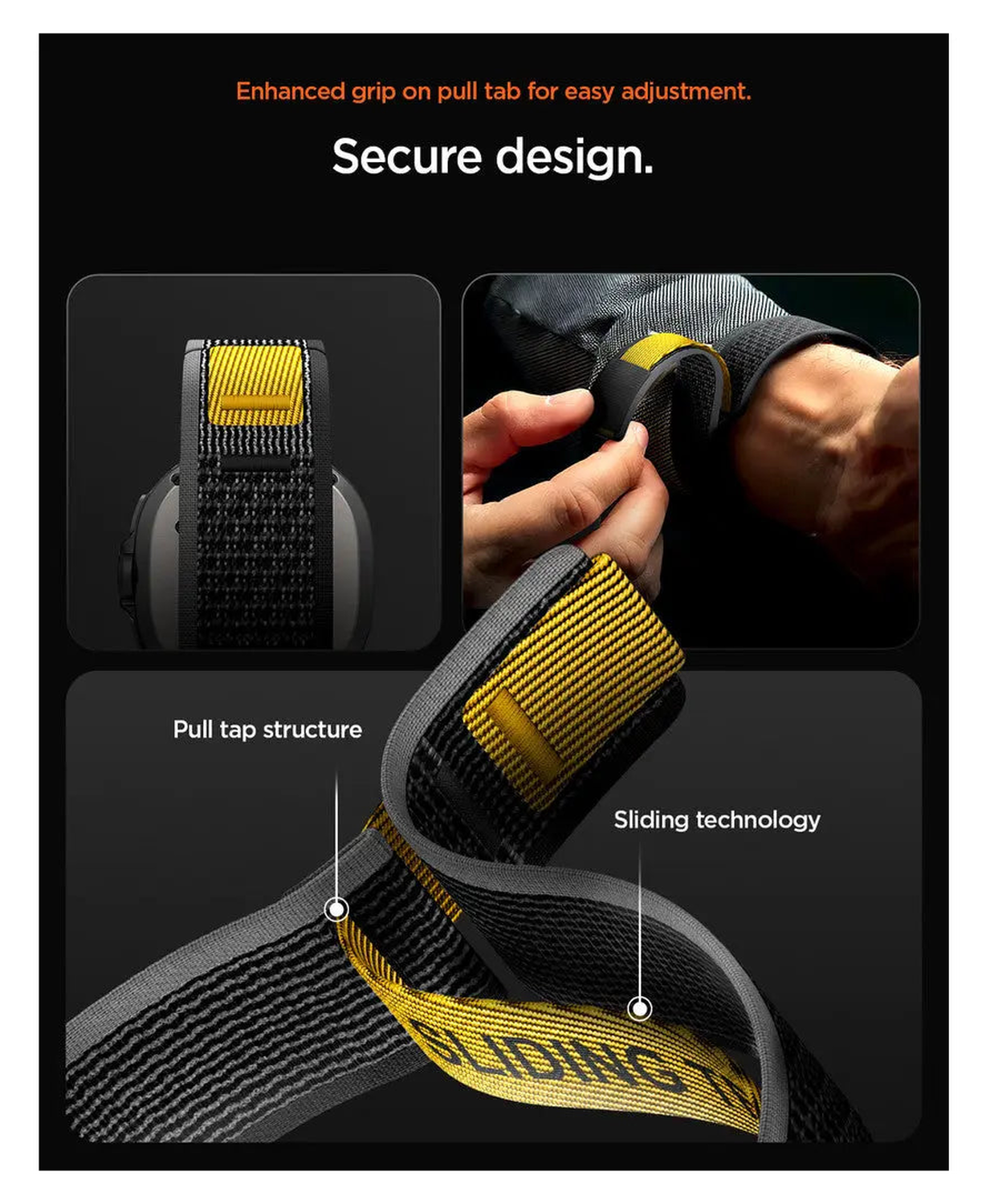 Spigen Athlex Air Samsung Galaxy Watch 8 / Watch 8 Classic - Blauw afbeelding 5