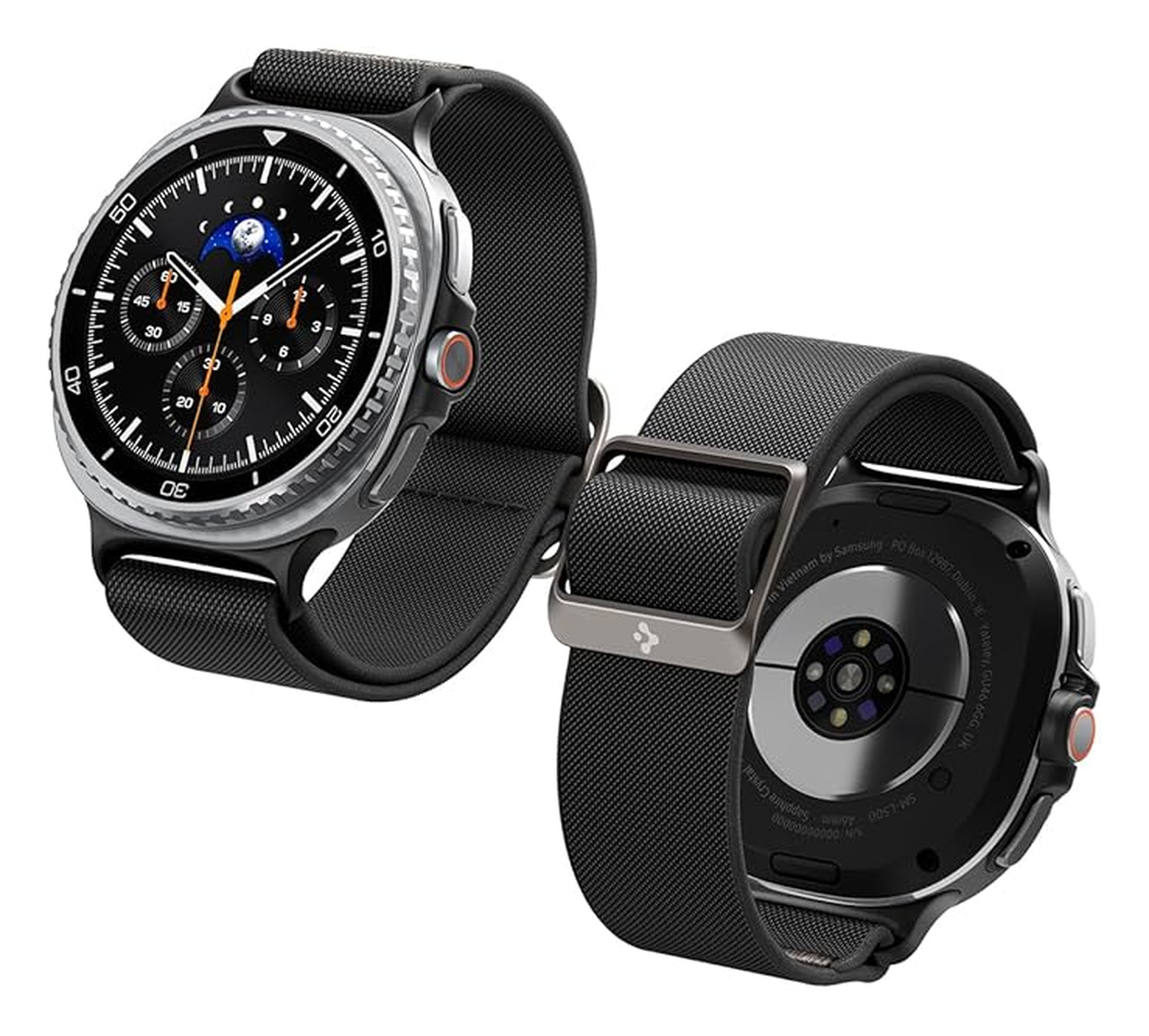 Spigen Lite Fit - Samsung Galaxy Watch 8 / Watch 8 Classic - Zwart afbeelding 1