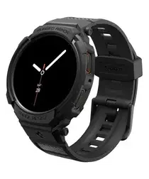 Spigen Rugged Armor Pro - Samsung Galaxy Watch 8 40MM - Hoesje en Bandje - Zwart afbeelding