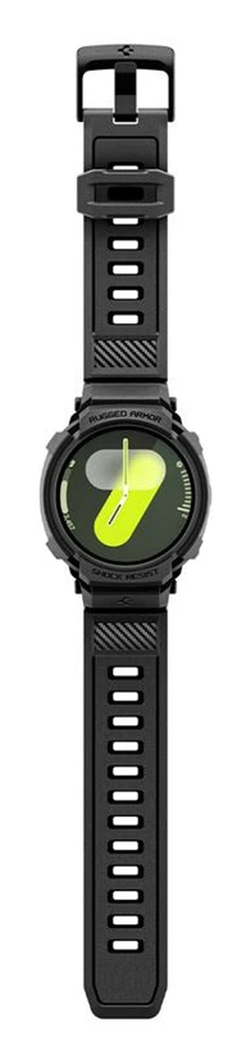 Spigen Rugged Armor Pro - Samsung Galaxy Watch 8 40MM - Hoesje en Bandje - Zwart afbeelding 2