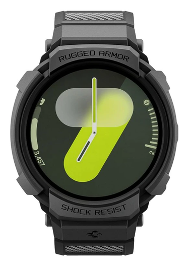 Spigen Rugged Armor Pro - Samsung Galaxy Watch 8 40MM - Hoesje en Bandje - Zwart afbeelding 14