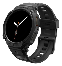 Spigen Rugged Armor Pro - Samsung Galaxy Watch 8 40MM - Hoesje en Bandje - Zwart