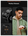 Spigen Rugged Armor Pro - Samsung Galaxy Watch 8 44MM - Hoesje en Bandje - Zwart afbeelding 4