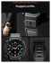 Spigen Rugged Armor Pro - Samsung Watch 8 Classic - Hoesje en Bandje - Zwart afbeelding 3