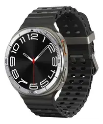 Spigen Samsung Galaxy Watch 8 44MM Bezel Ring Randbeschermer Zilver afbeelding