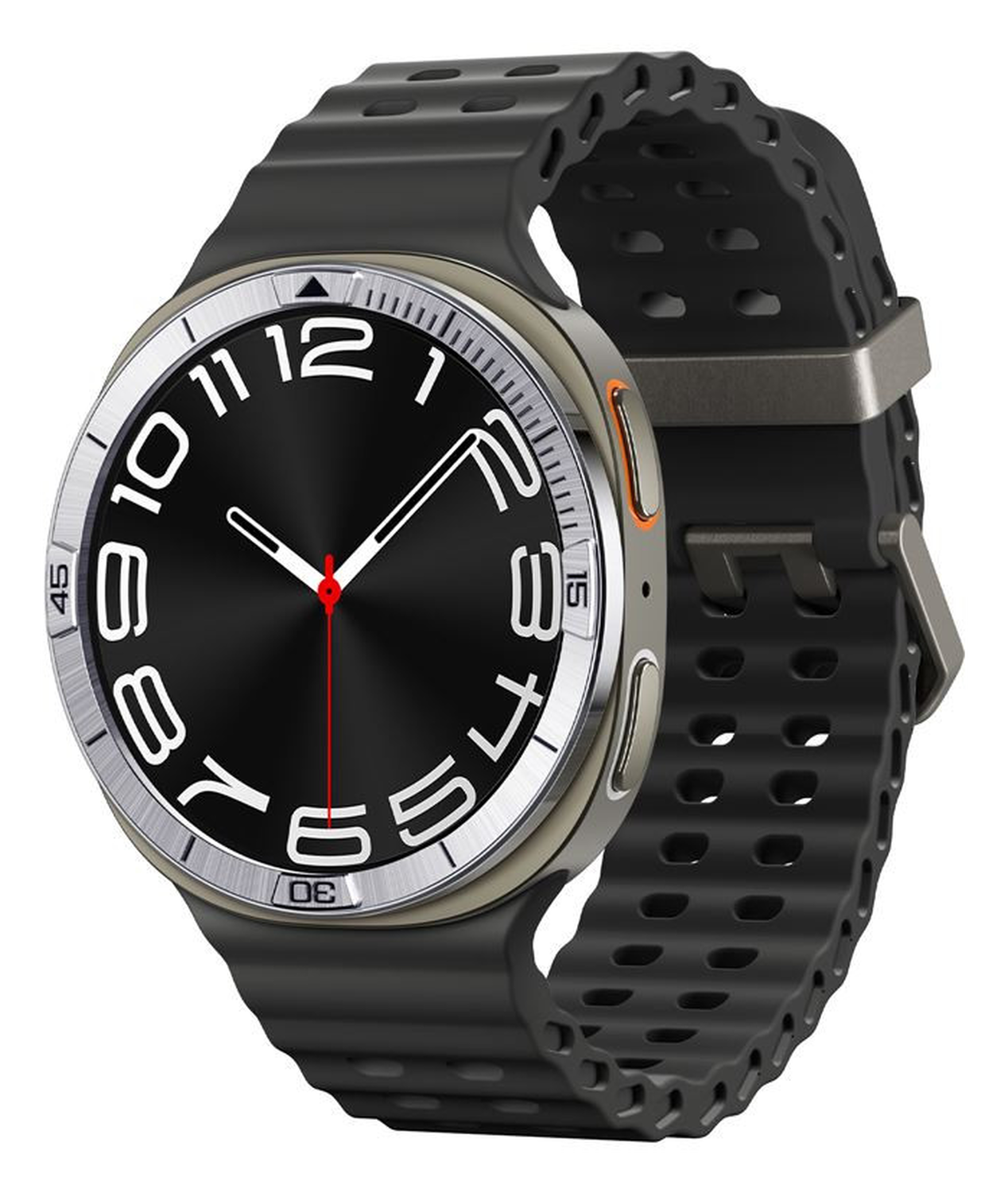 Spigen Samsung Galaxy Watch 8 44MM Bezel Ring Randbeschermer Zilver afbeelding 1