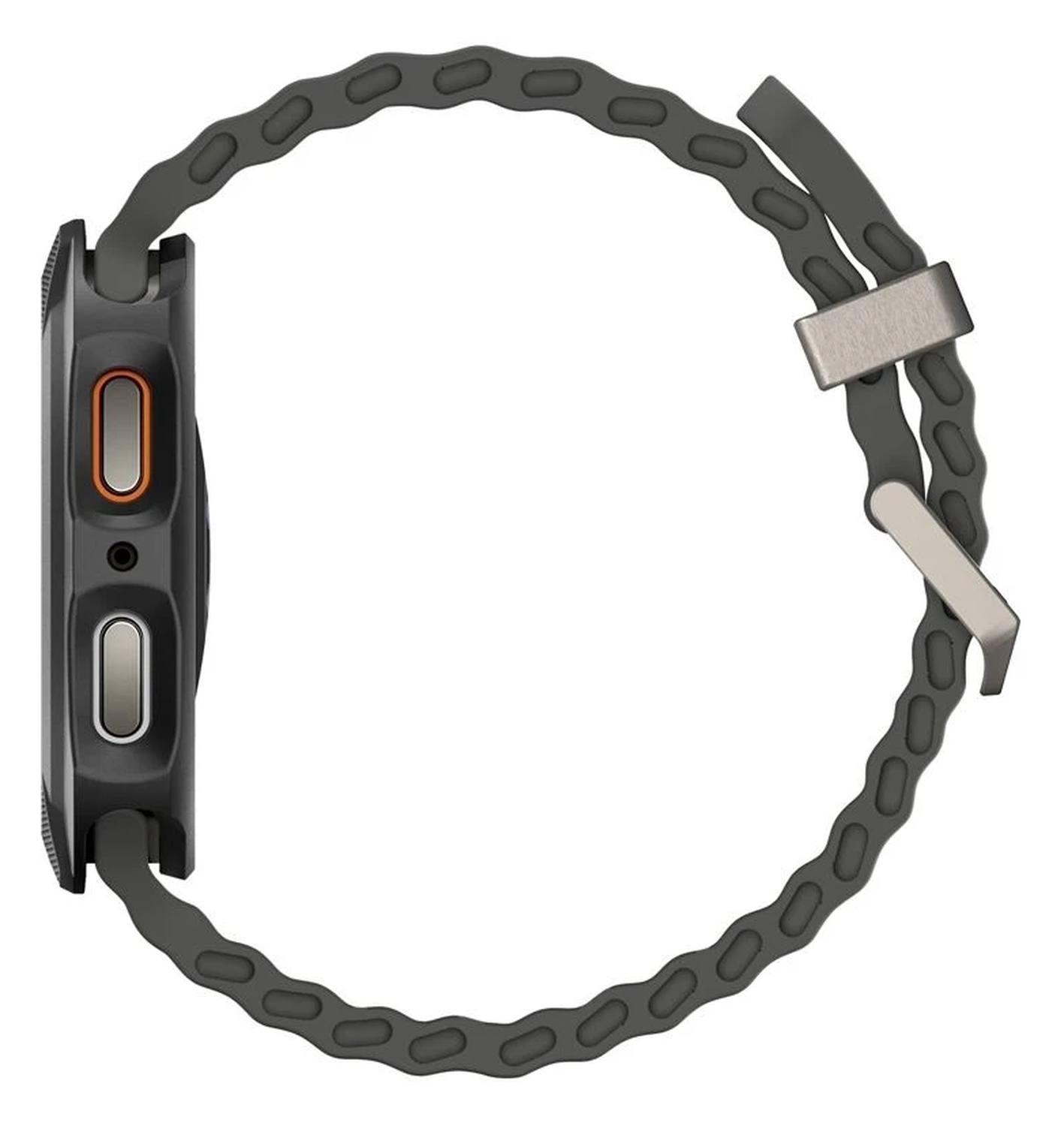 Spigen Liquid Air - Samsung Galaxy Watch 8 44MM Hoesje - Matte Zwart afbeelding 4