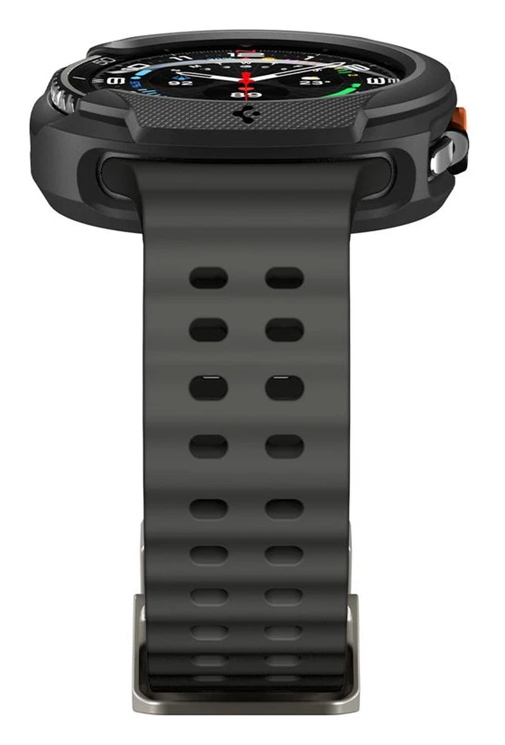 Spigen Liquid Air - Samsung Galaxy Watch 8 Classic Hoesje - Matte Zwart afbeelding 5