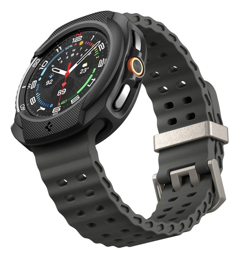 Spigen Liquid Air - Samsung Galaxy Watch 8 Classic Hoesje - Matte Zwart afbeelding 8
