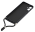 Samsung Galaxy A07 Hoesje met Koord en Camera Bescherming Back Cover Zwart afbeelding 5