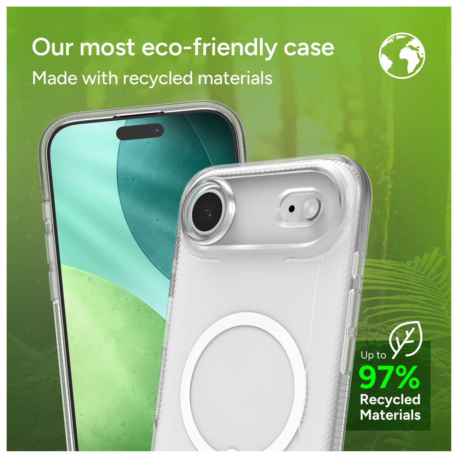 ZAGG Luxe Snap Apple iPhone Air Hoesje MagSafe Back Cover Transparant afbeelding 5