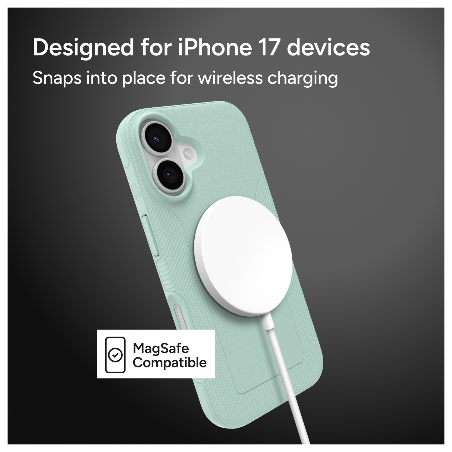 ZAGG Luxe Snap Apple iPhone 17 Hoesje MagSafe Back Cover Blauw afbeelding 5