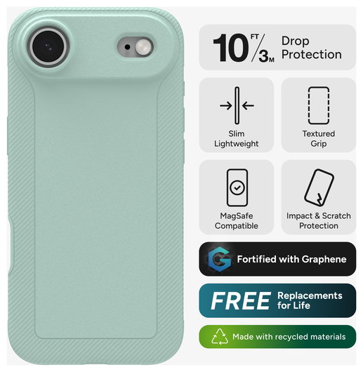 ZAGG Luxe Snap Apple iPhone Air Hoesje MagSafe Back Cover Blauw afbeelding 2