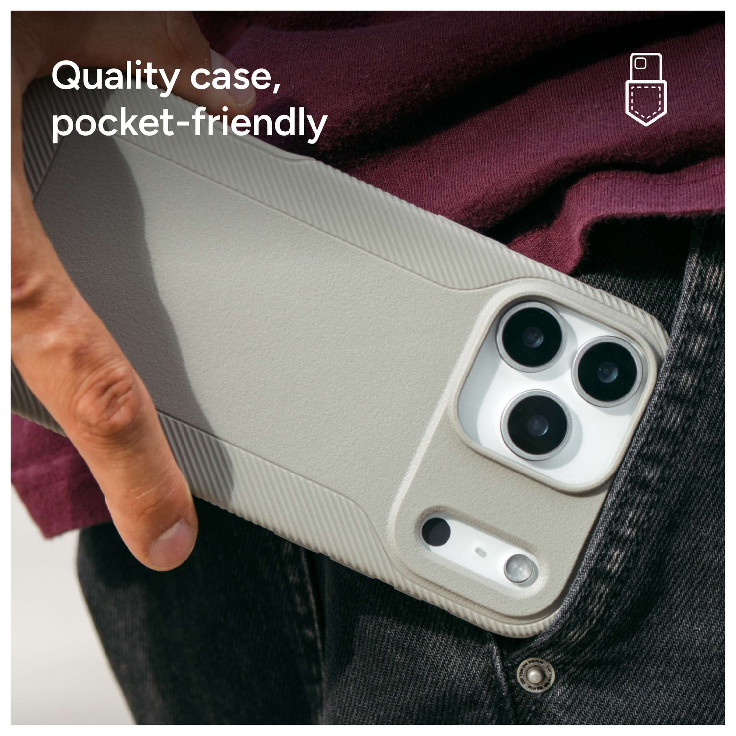 ZAGG Luxe Snap Apple iPhone 17 Pro Hoesje MagSafe Back Cover Blauw afbeelding 6