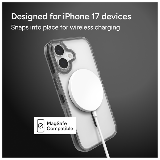 ZAGG Santa Cruz Snap Apple iPhone 17 Hoesje MagSafe Back Cover Zwart afbeelding 4