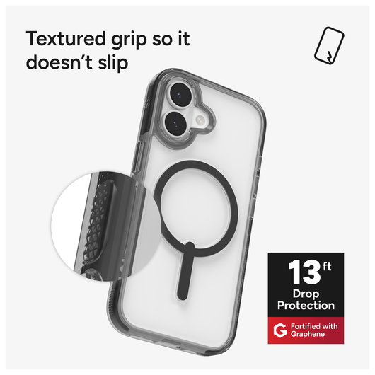 ZAGG Santa Cruz Snap Apple iPhone 17 Hoesje MagSafe Back Cover Zwart afbeelding 5