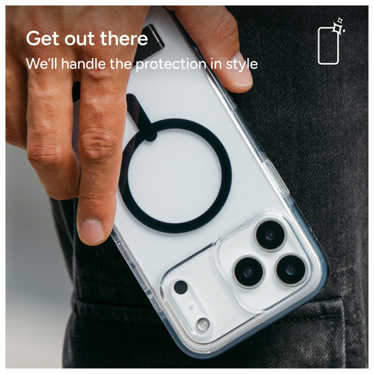 ZAGG Santa Cruz Snap Apple iPhone 17 Hoesje MagSafe Back Cover Zwart afbeelding 9