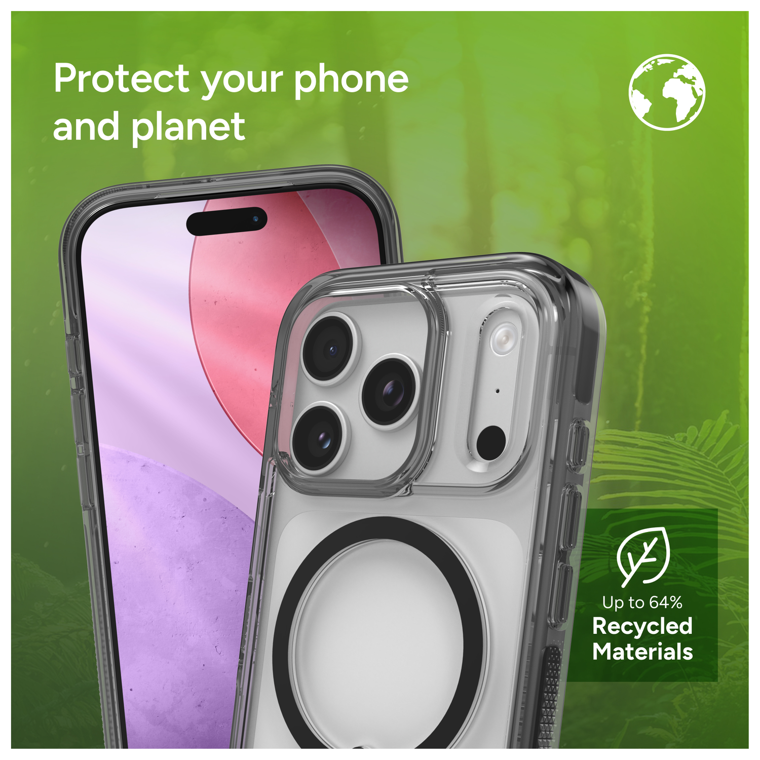 ZAGG Santa Cruz Snap Apple iPhone 17 Pro Hoesje MagSafe Back Cover Zwart afbeelding 6