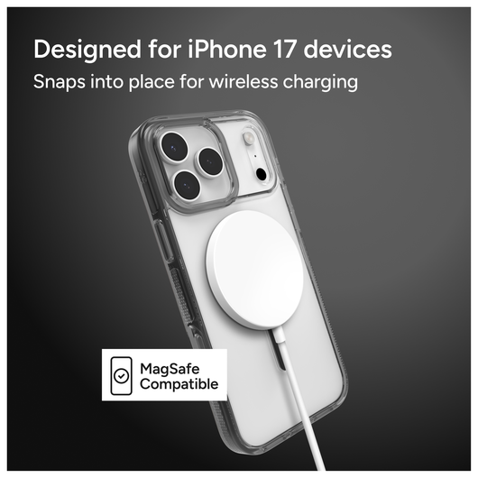 ZAGG Santa Cruz Snap iPhone 17 Pro Max Hoesje MagSafe Back Cover Zwart afbeelding 4