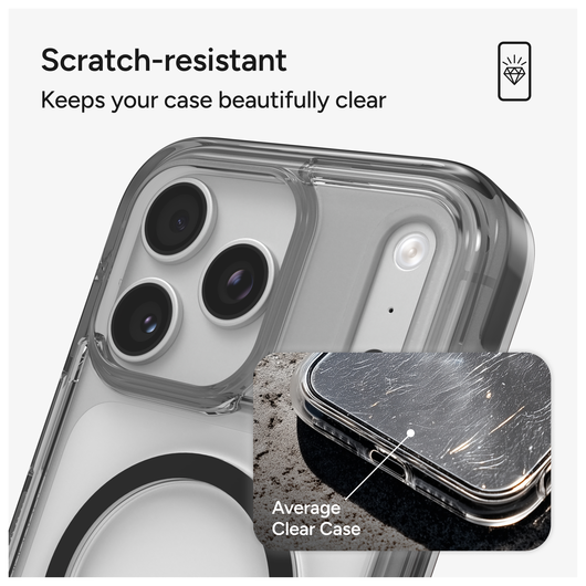 ZAGG Santa Cruz Snap iPhone 17 Pro Max Hoesje MagSafe Back Cover Zwart afbeelding 8