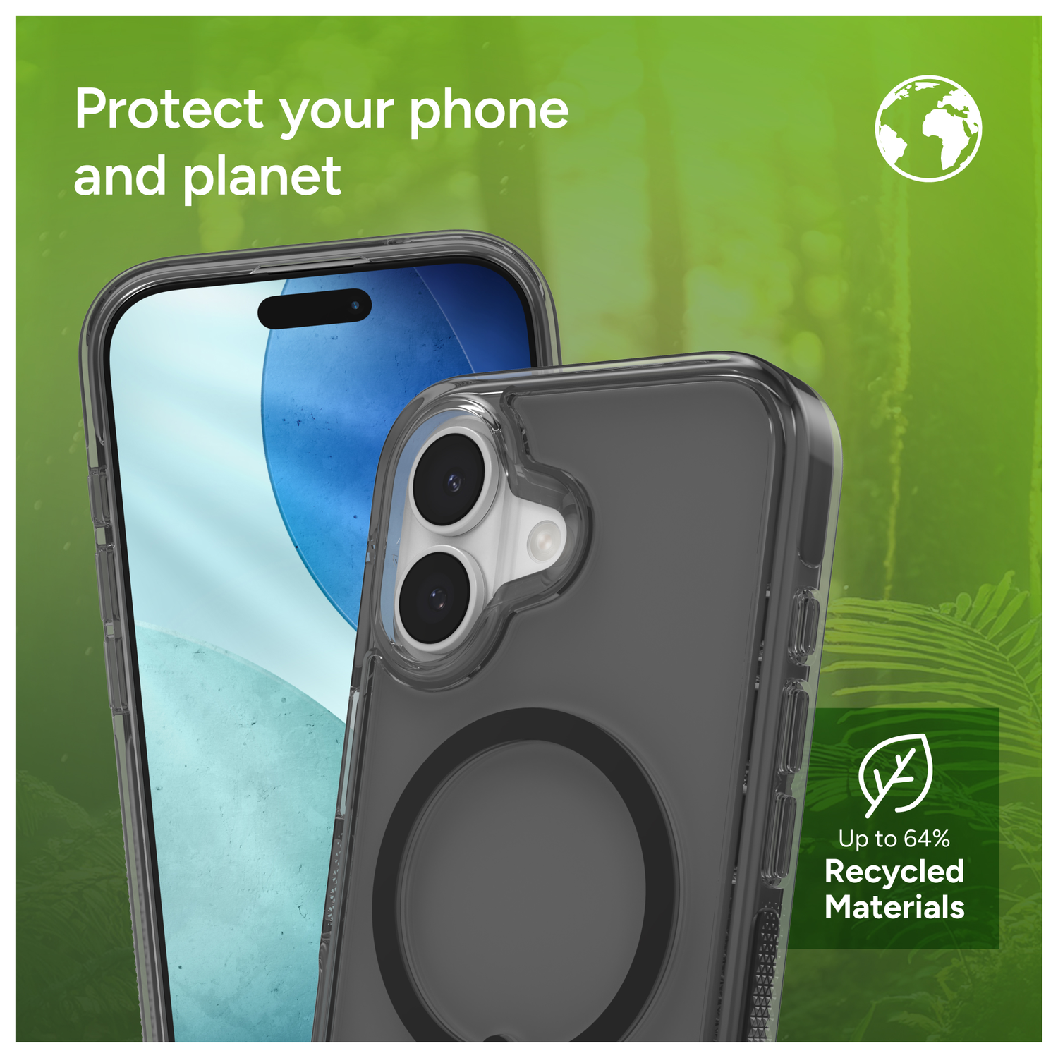 ZAGG Santa Cruz Snap Apple iPhone 17 Hoesje MagSafe Back Cover Matte Zwart afbeelding 4