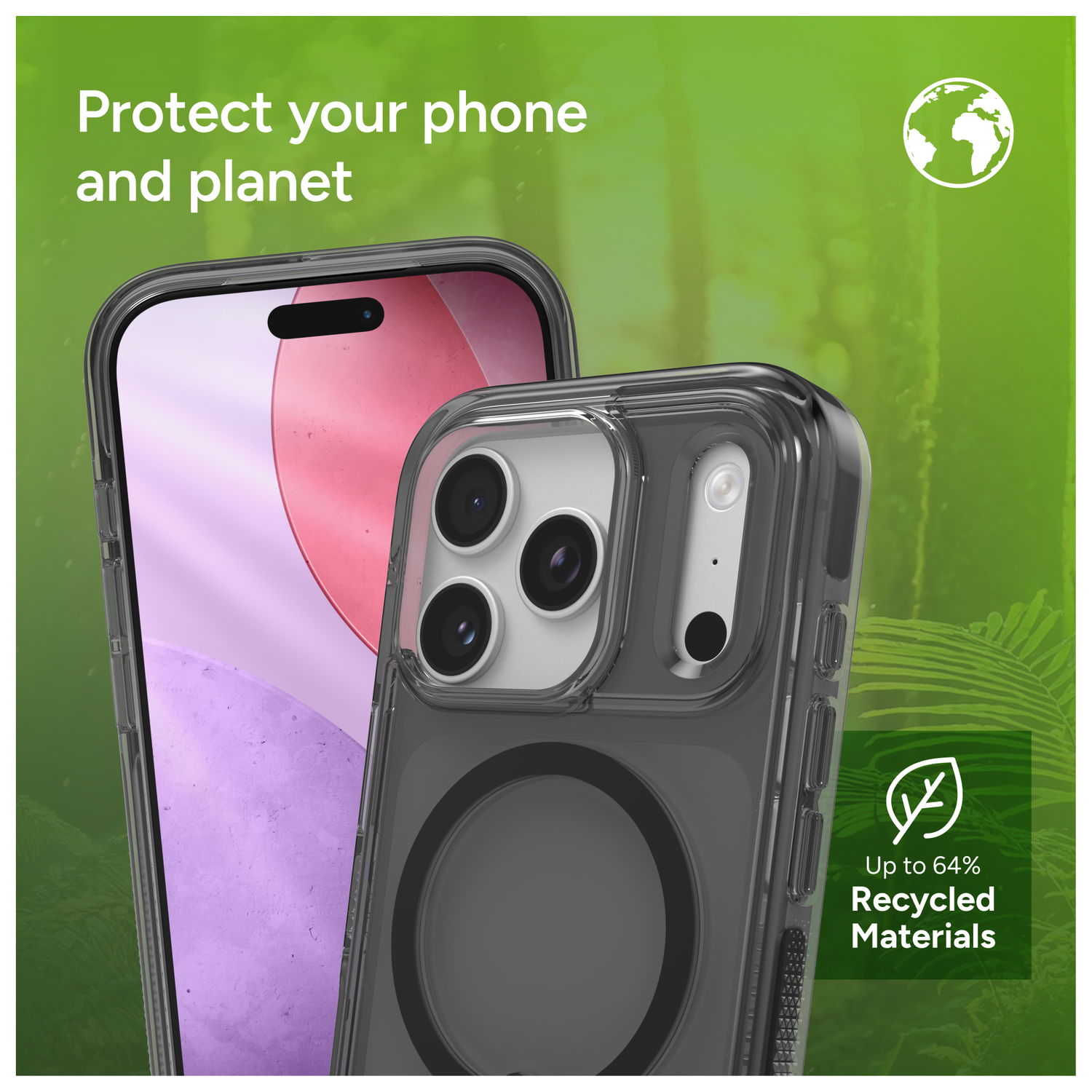 ZAGG Santa Cruz Snap Apple iPhone 17 Pro Hoesje MagSafe Back Cover Matte Zwart afbeelding 8