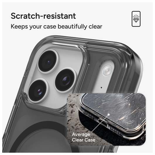 ZAGG Santa Cruz Snap Apple iPhone 17 Pro Hoesje MagSafe Back Cover Matte Zwart afbeelding 6