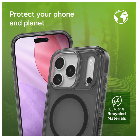 ZAGG Santa Cruz Snap Apple iPhone 17 Pro Hoesje MagSafe Back Cover Matte Zwart afbeelding 8