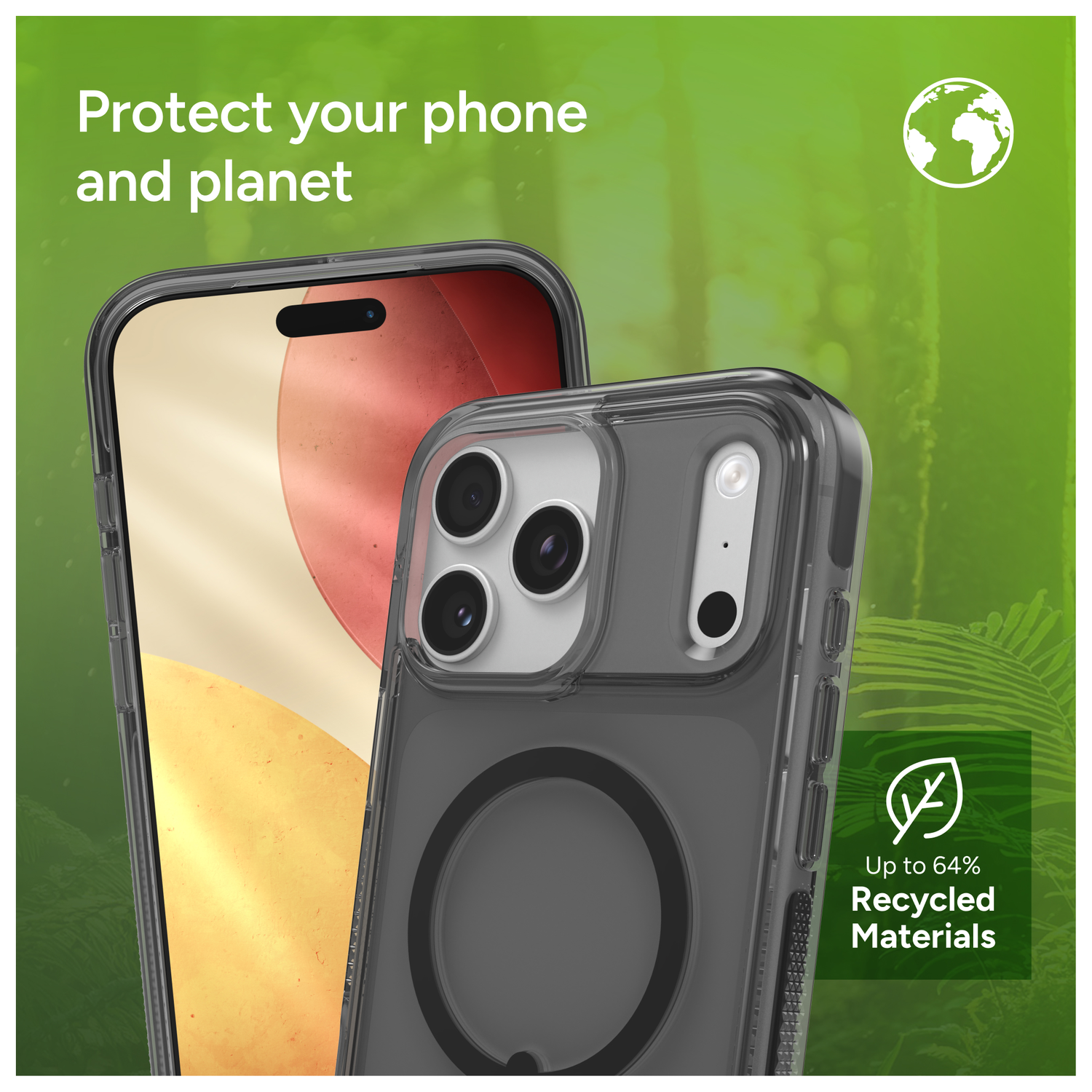 ZAGG Santa Cruz Snap iPhone 17 Pro Max Hoesje MagSafe Back Cover Matte Zwart afbeelding 6