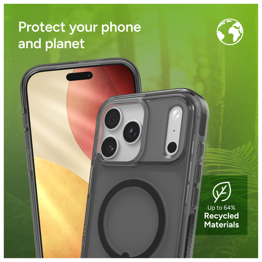 ZAGG Santa Cruz Snap iPhone 17 Pro Max Hoesje MagSafe Back Cover Matte Zwart afbeelding 6