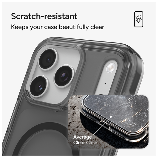 ZAGG Santa Cruz Snap iPhone 17 Pro Max Hoesje MagSafe Back Cover Matte Zwart afbeelding 8