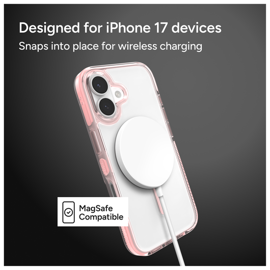 ZAGG Santa Cruz Snap Apple iPhone 17 Hoesje MagSafe Back Cover Roze afbeelding 5