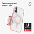 ZAGG Santa Cruz Snap Apple iPhone 17 Hoesje MagSafe Back Cover Roze afbeelding 2