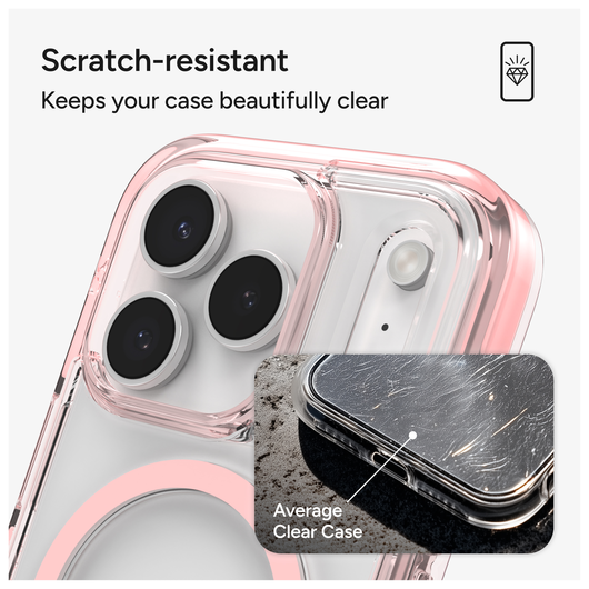 ZAGG Santa Cruz Snap Apple iPhone 17 Pro Hoesje MagSafe Back Cover Roze afbeelding 5