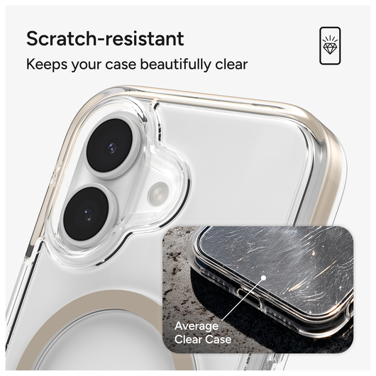 ZAGG Santa Cruz Snap Apple iPhone 17 Hoesje MagSafe Back Cover Titanium afbeelding 7