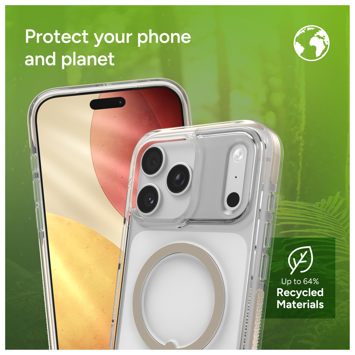 ZAGG Santa Cruz Snap iPhone 17 Pro Max Hoesje MagSafe Back Cover Titanium afbeelding 6