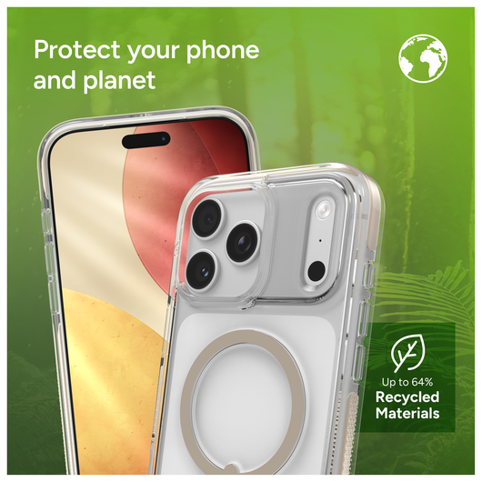 ZAGG Santa Cruz Snap iPhone 17 Pro Max Hoesje MagSafe Back Cover Titanium afbeelding 6