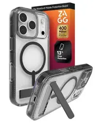 ZAGG Santa Cruz Snap Apple iPhone 17 Pro Hoesje MagSafe Standaard Zwart afbeelding