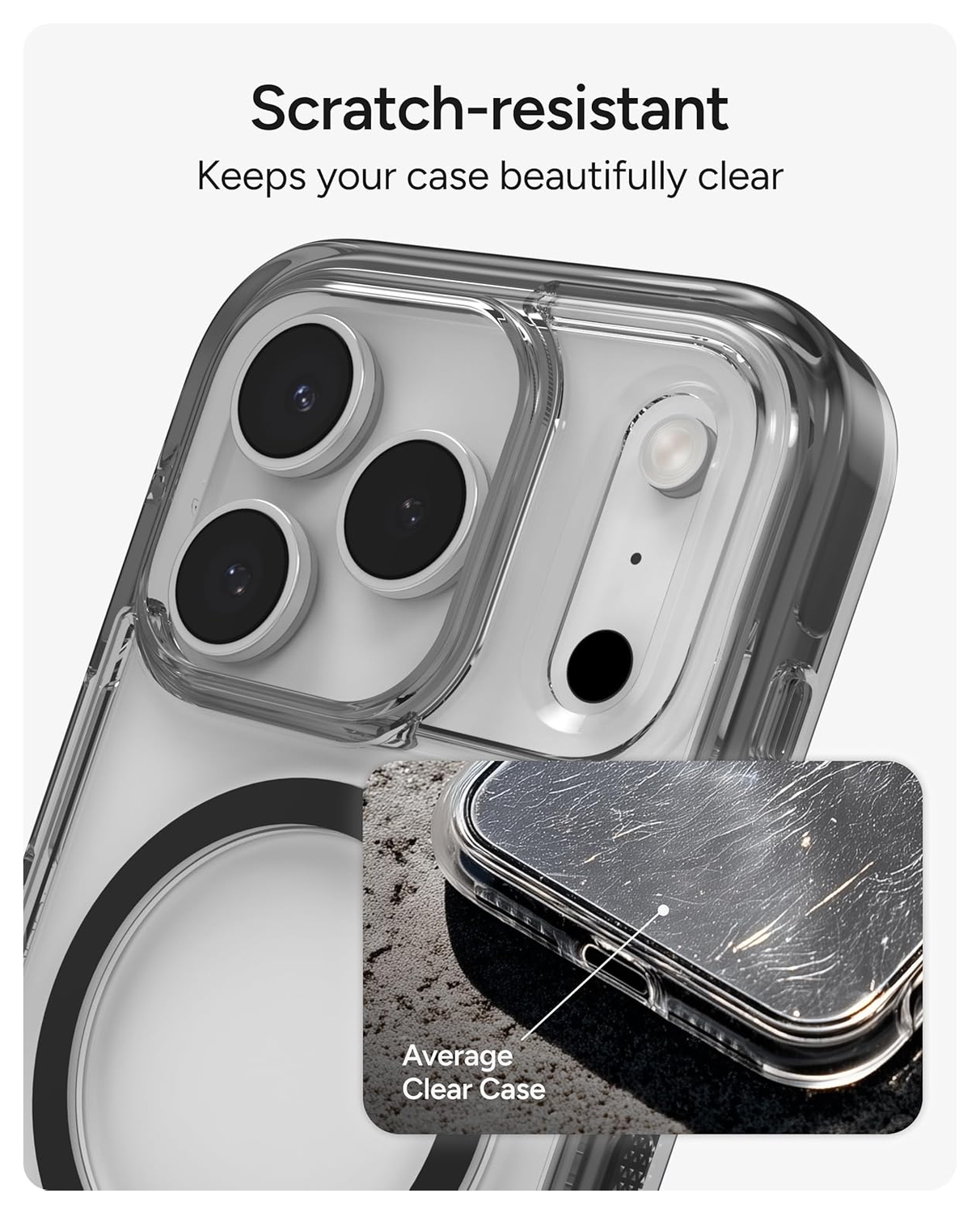 ZAGG Santa Cruz Snap Apple iPhone 17 Pro Hoesje MagSafe Standaard Zwart afbeelding 9