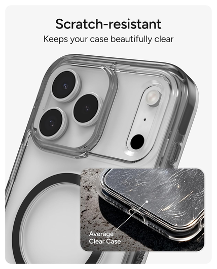ZAGG Santa Cruz Snap iPhone 17 Pro Max Hoesje MagSafe Standaard Zwart afbeelding 9