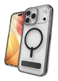 ZAGG Santa Cruz Snap iPhone 17 Pro Max Hoesje MagSafe Standaard Zwart afbeelding