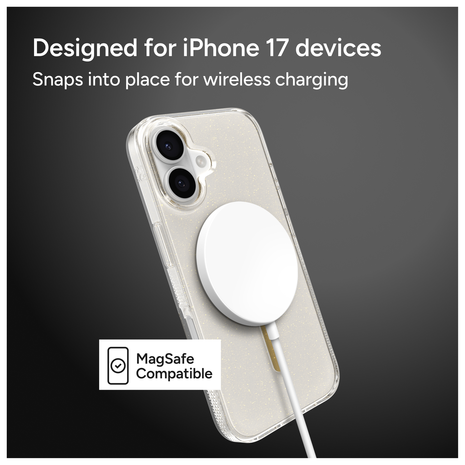 ZAGG Milan Snap Apple iPhone 17 Hoesje MagSafe Back Cover Goud afbeelding 3