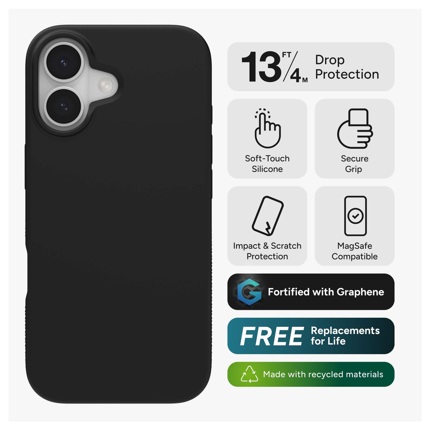 ZAGG Manhattan Snap Apple iPhone 17 Hoesje MagSafe Back Cover Rood afbeelding 2